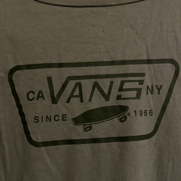Vans Olive Green T-Shirt MD - Picture 5 of 6